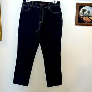 Women’s Jeans, Dark Blue, Denim, Gloria Vanderbilt, Amanda, Size 10 Short